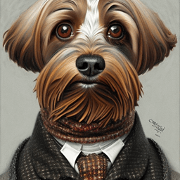 Pet Humanoid AI avatar/profile picture for dogs